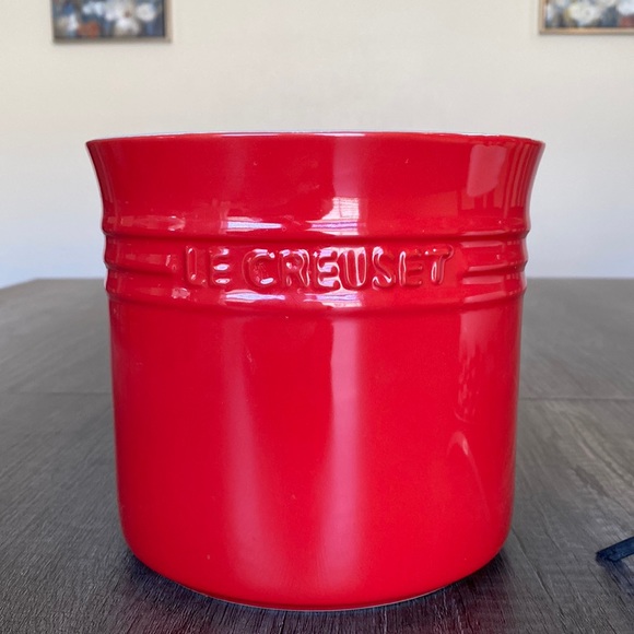 LE CREUSET stoneware utensil crock